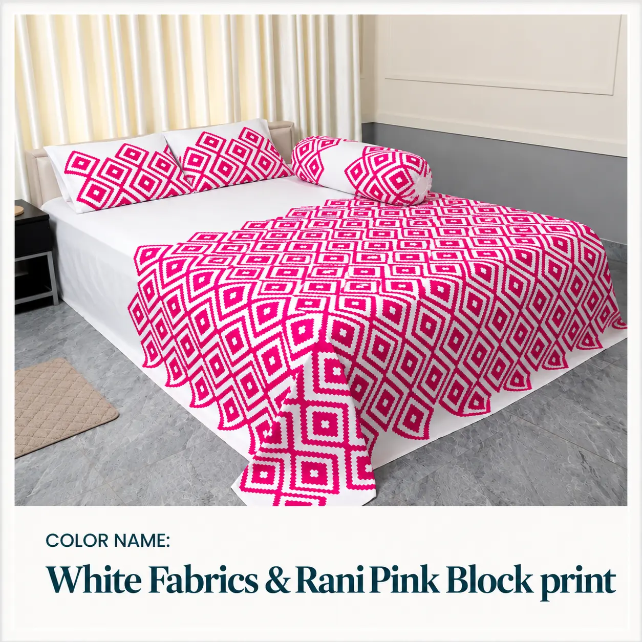 Rani pink print