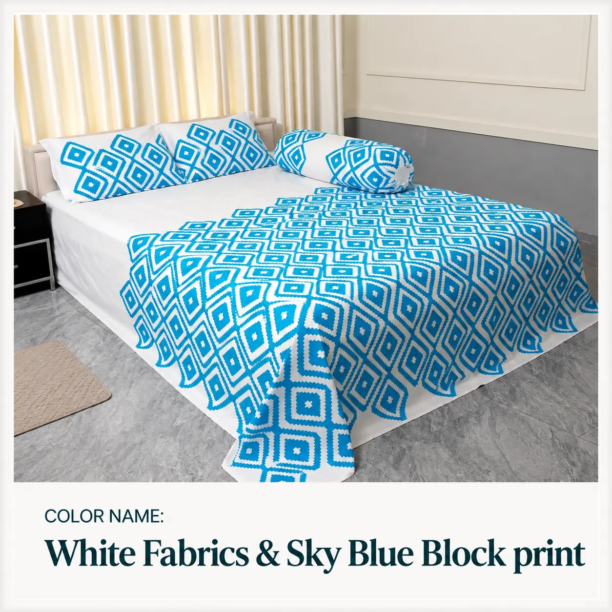 Sky blue print